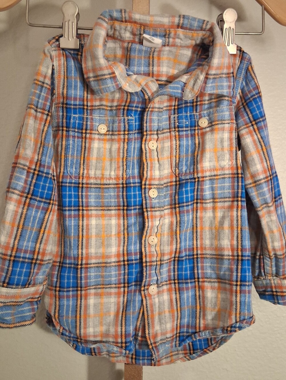 Gap 4 Plaid Flannel Boys
